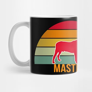 Mastiff Vintage Silhouette Mug